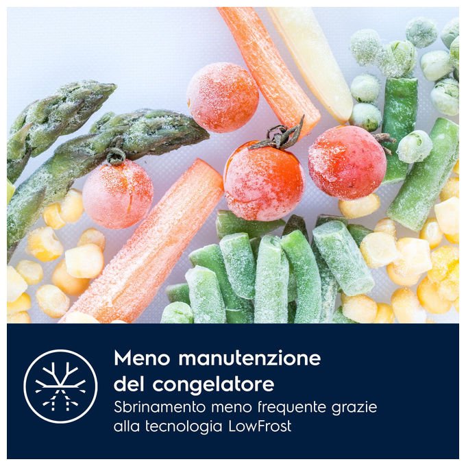 Electrolux KNA6LE18S frigorifero combinato da incasso 177 cm classe E 34 dB LowFrost colore Bianco