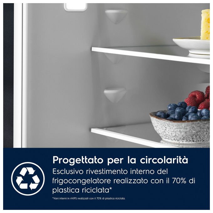 Electrolux KNA6LE18S frigorifero combinato da incasso 177 cm classe E 34 dB LowFrost colore Bianco