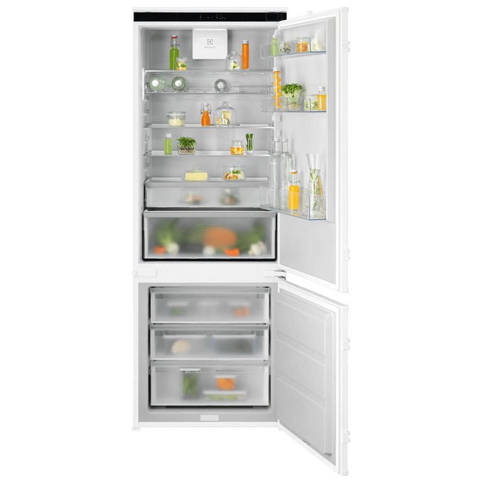 Electrolux KNA7TE75S Serie 700 Frigorifero Combinato da Incasso 375 L 188.4 cm Classe E 35 dB No Frost (69.6x54.9x188.4 cm) colore Bianco