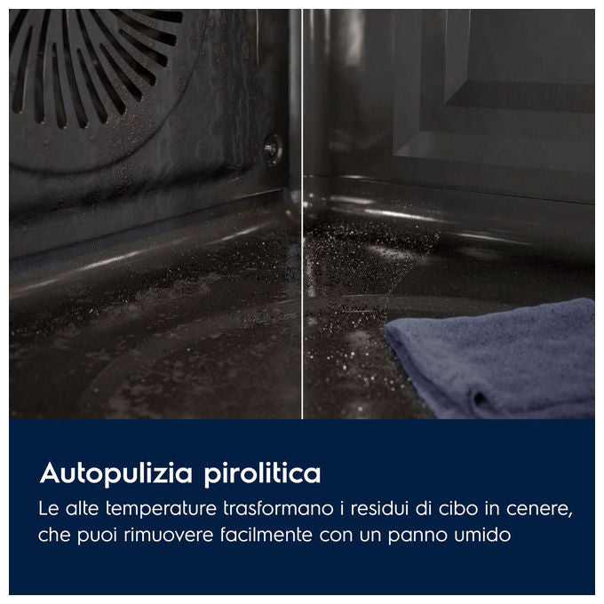 Electrolux KODDP66WH Serie 500 Forno da incasso multifunzione 72 L Classe A+ SteamBake Wi-Fi colore Nero