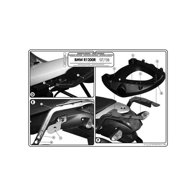 [ComeNuovo] Kappa KZ688 KIT_ attacchi BMW R R 1200 06-10