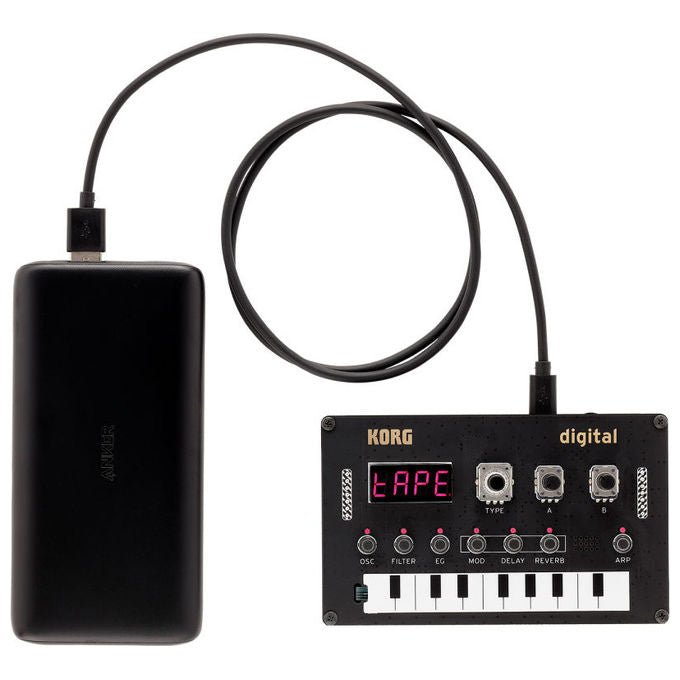 Korg KRNTS1 NTS-1 Sintetizzatore digitale fai da te programmabile con motore di sintesi digitale e multi-effetti colore Nero