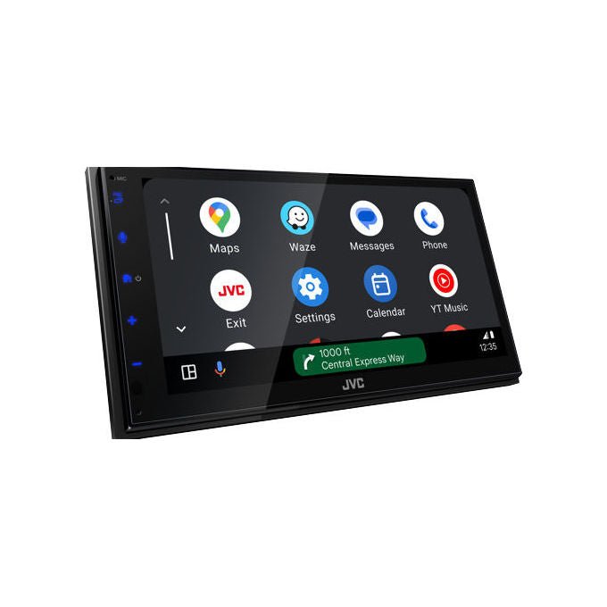 JVC KW-M595DBT Ricevitore Multimediale per Auto Schermo Touch 6.8'' Wi-Fi Dual Band Bluetooth DAB+ Apple CarPlay Android Auto colore Nero