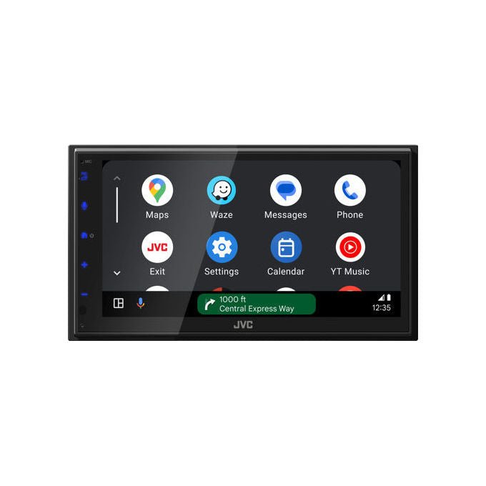 JVC KW-M595DBT Ricevitore Multimediale per Auto Schermo Touch 6.8'' Wi-Fi Dual Band Bluetooth DAB+ Apple CarPlay Android Auto colore Nero