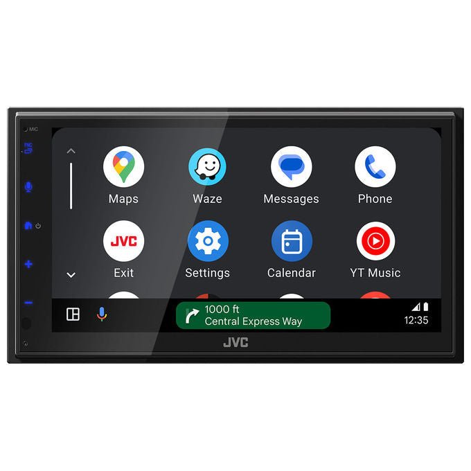 JVC KW-M695DBW Ricevitore Multimediale Auto 1 DIN 200 W Bluetooth Wi-Fi 5 802.11ac DAB+ Apple CarPlay Android Auto colore Nero
