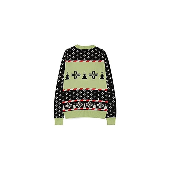 Difuzed 144546 Maglione di Natale Pokemon Eevee XXL 50% Cotone 50% Acrilico colore Nero