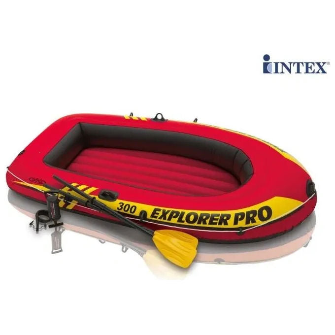 Intex Gommone Explorer Pro 200 remi e pompa inclusi Single 244x 117 x 36 cm