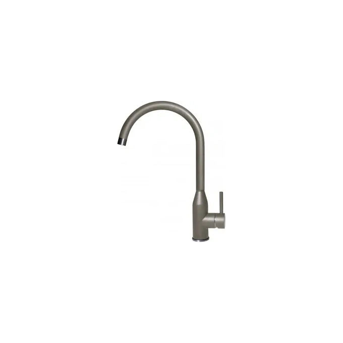 Elleci MKKADI93 Adige - Miscelatore da cucina monocomando, da incasso, Keratek Plus, canna girevole, 40 cm, Dove Grey
