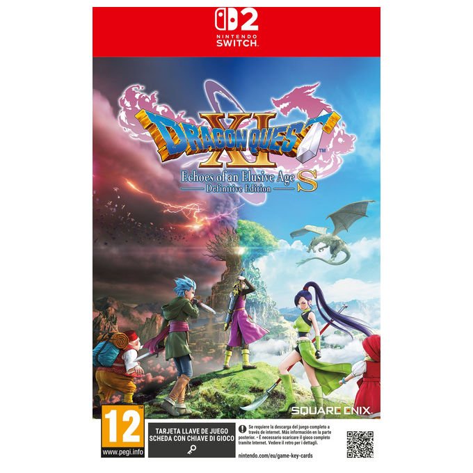 Square Enix Dragon Quest XI S Echi di un’era perduta – Edizione definitiva Nintendo Switch Videogioco Nuovi capitoli della storia modalita' 3D e 2D colonna sonora orchestrale colore Standard