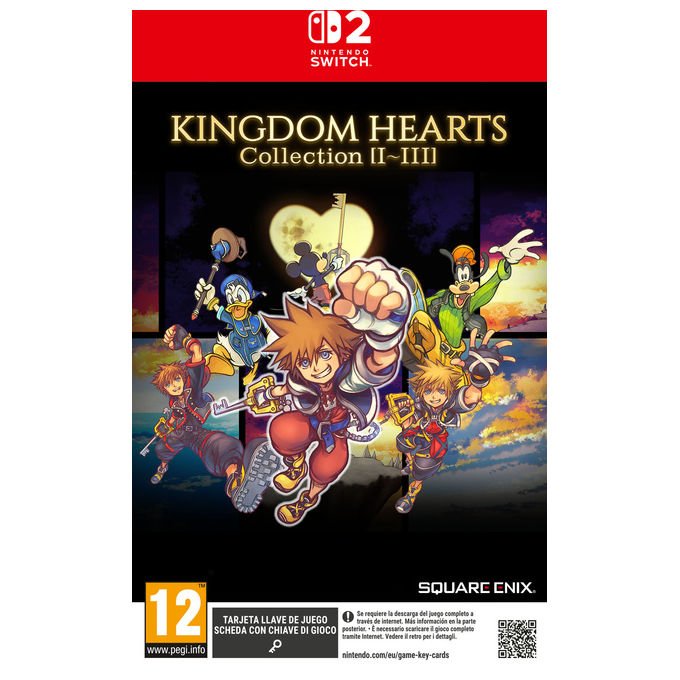 Square Enix KINGDOM HEARTS Collection I-III Switch 2 Scheda Fisica PAL-ES Incluso Keyblade Esclusivo Blu di Mezzanotte colore Nero