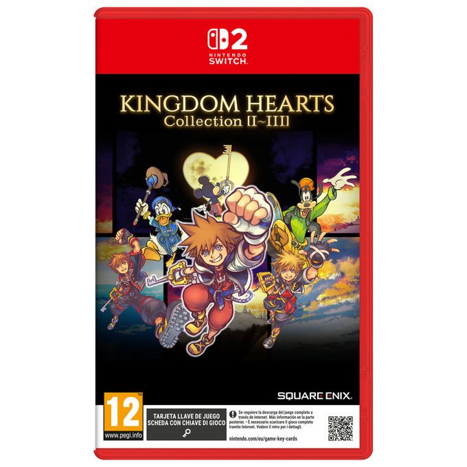 Square Enix KINGDOM HEARTS Collection I-III Switch 2 Scheda Fisica PAL-ES Incluso Keyblade Esclusivo Blu di Mezzanotte colore Nero