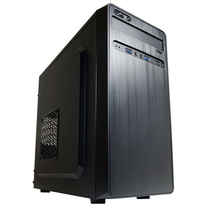 LC-Power LC-2017MB-ON Micro Tower Case per scheda madre Micro-ATX e Mini-ITX Alimentatore ATX colore Nero