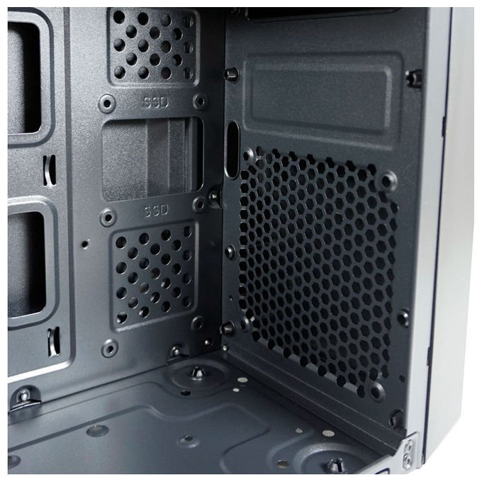 LC-Power LC-2017MB-ON Micro Tower Case per scheda madre Micro-ATX e Mini-ITX Alimentatore ATX colore Nero