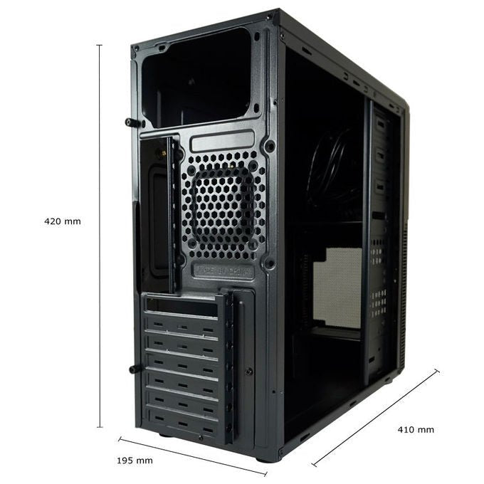 LC-Power LC-7041B-ON LC-7041B-ON Case PC Midi Tower ATX USB 3.2 USB-C colore Nero