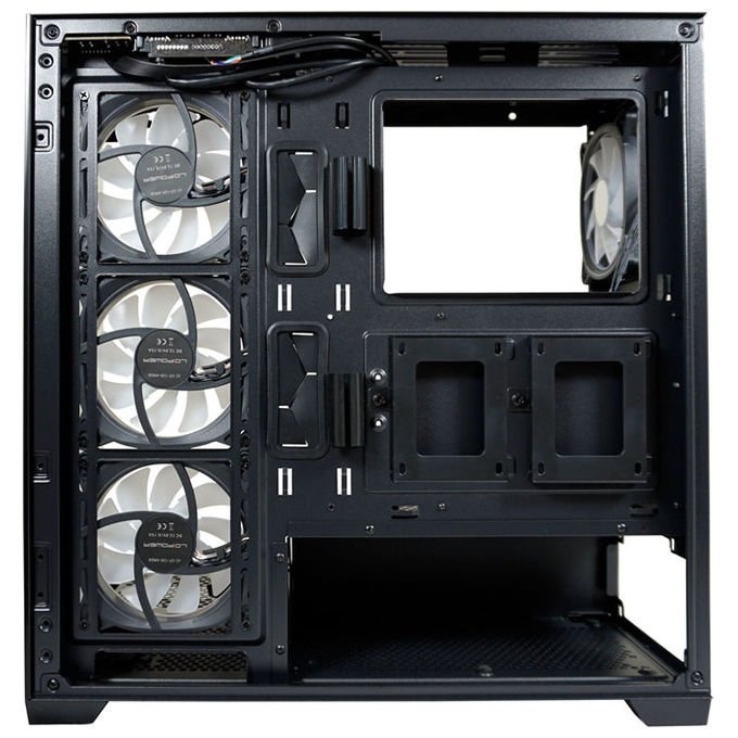 LC-Power LC-715B-ON Geh Midi ATX Gaming 715B Seamless_X Case PC ATX con ventole 120 140 mm colore Nero