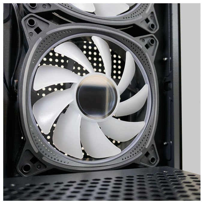 LC-Power LC-715B-ON Geh Midi ATX Gaming 715B Seamless_X Case PC ATX con ventole 120 140 mm colore Nero