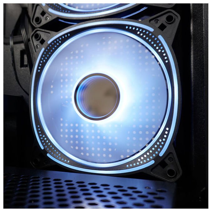LC-Power LC-715B-ON Geh Midi ATX Gaming 715B Seamless_X Case PC ATX con ventole 120 140 mm colore Nero