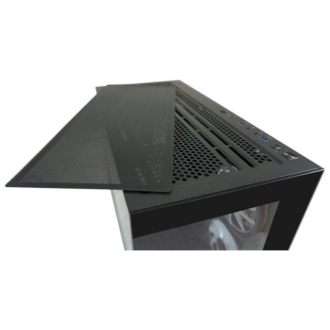 LC-Power LC-715B-ON Geh Midi ATX Gaming 715B Seamless_X Case PC ATX con ventole 120 140 mm colore Nero
