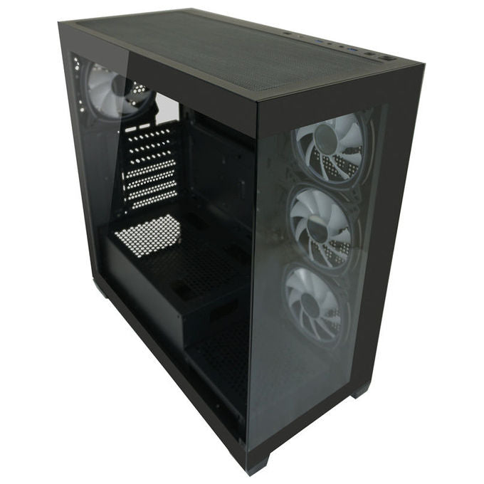 LC-Power LC-715B-ON Geh Midi ATX Gaming 715B Seamless_X Case PC ATX con ventole 120 140 mm colore Nero