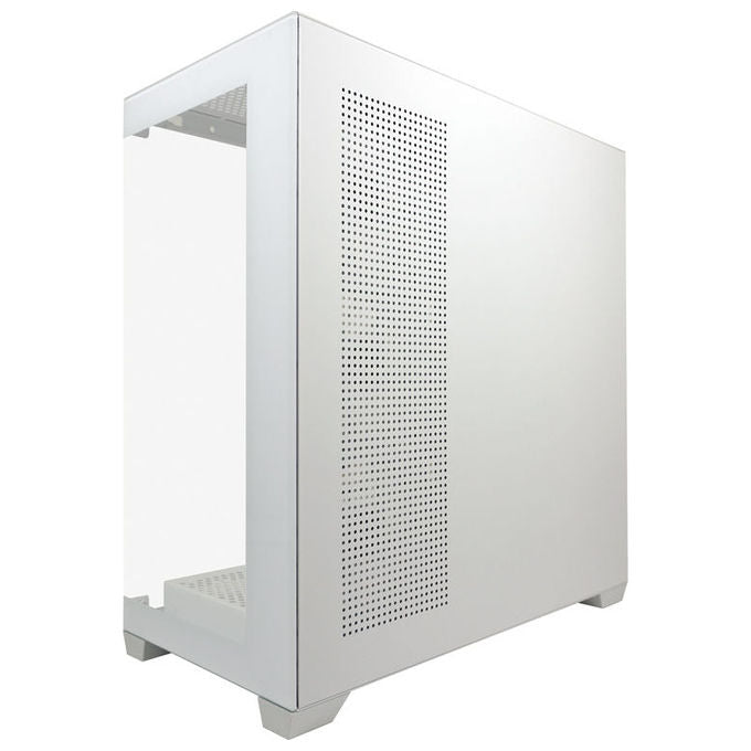 LC-Power LC-715W-ON Case Midi Tower ATX Micro-ATX Mini-ITX 3 Porte USB 3.2 Finestra Laterale colore Bianco