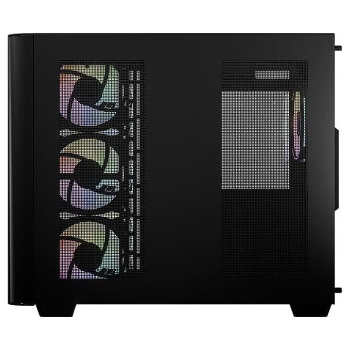 LC-Power LC-8001B-ON Gaming 8001B Pro-Storm Dark Case Midi Tower con Supporto ATX Micro-ATX Mini-ITX e Vetro Temperato colore Nero