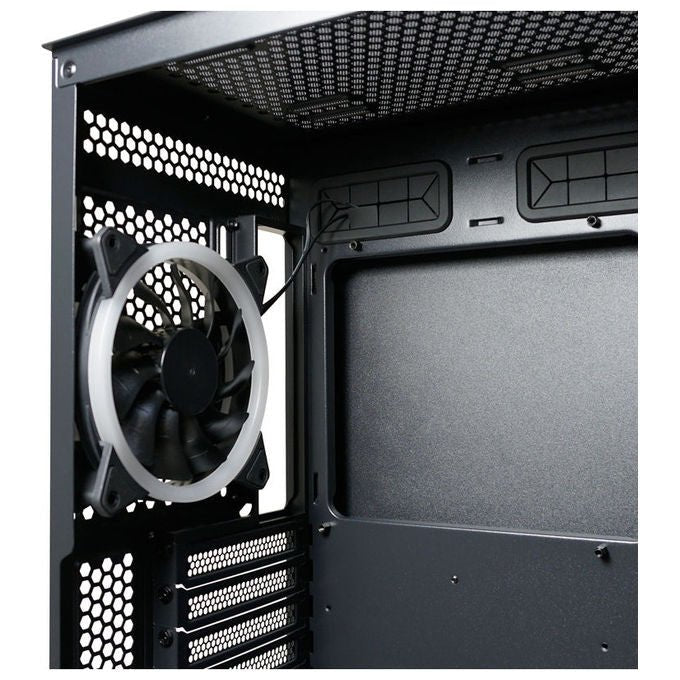 LC-Power LC-802B-ON Black_Wanderer_X Midi Tower Fattore di forma ATX EATX micro ATX Mini-ITX Vetro temperato Ventole ARGB colore Nero
