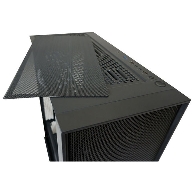 LC-Power LC-802B-ON Black_Wanderer_X Midi Tower Fattore di forma ATX EATX micro ATX Mini-ITX Vetro temperato Ventole ARGB colore Nero