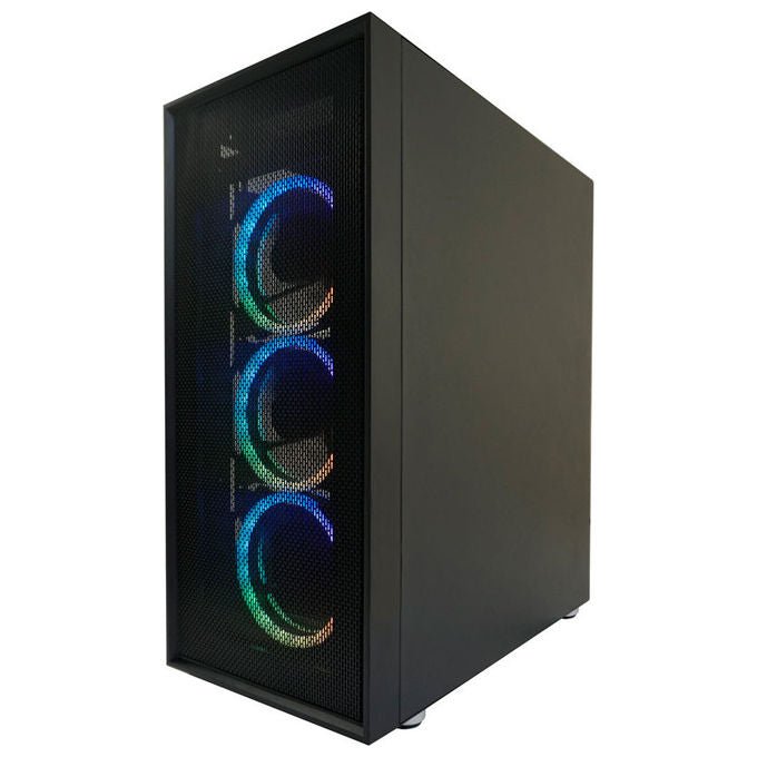 LC-Power LC-802B-ON Black_Wanderer_X Midi Tower Fattore di forma ATX EATX micro ATX Mini-ITX Vetro temperato Ventole ARGB colore Nero