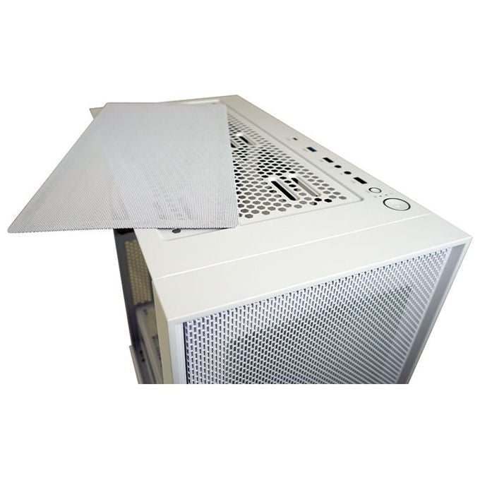 LC-Power 802W Gaming Midi Tower con Vetro Temperato e Ventole RGB 3x 120 mm 1x 120 mm ATX Micro-ATX Mini-ITX USB-C 3.2 Gen 2 colore Bianco