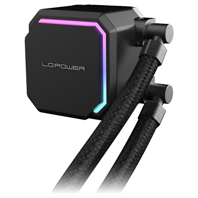 LC-Power LC-CC-240-B-ARGB Sistema di Raffreddamento per Processore a Liquido 240 mm con Illuminazione ARGB colore Nero