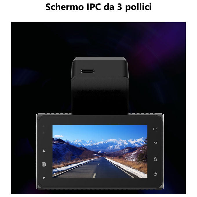 Imou, Dash Cam S800, 4K, Angolo 123°