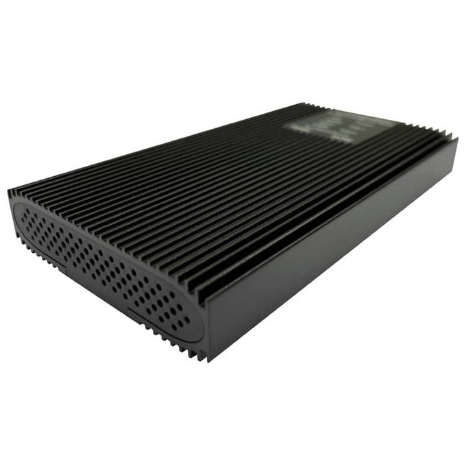 LC-Power LC-M2-C-NVME-2X2-RAID Box esterno SSD per 2 unita' M.2 NVMe RAID 0 1 USB 3.2 Gen 2x2 20 Gbit-s colore Nero