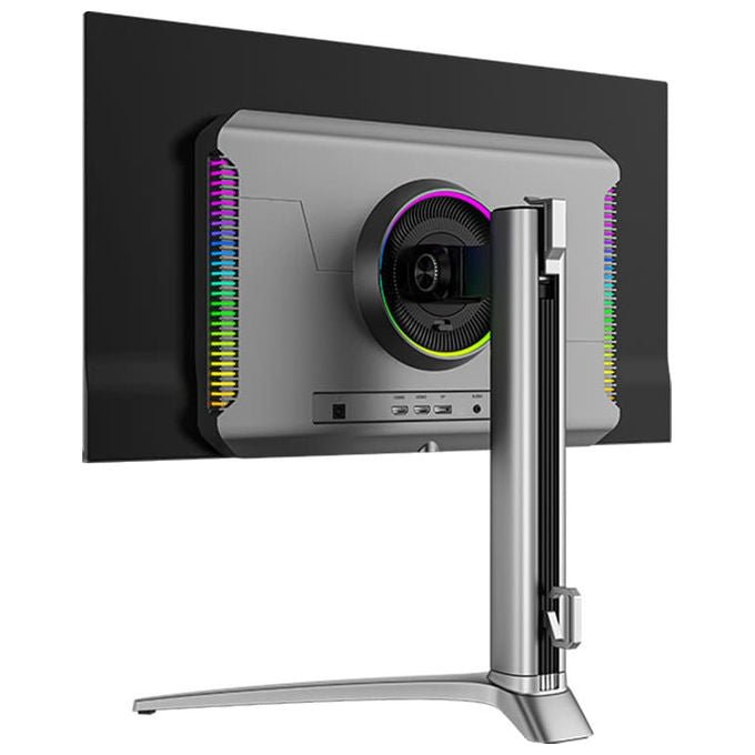 LC-Power LC-M27UO Monitor PC 26.5'' 3840 x 2160 Pixel 4K Ultra HD QD-OLED 240 Hz 0,03 ms colore Antracite Nero