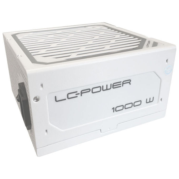 LC-Power LC1000MW V3.1 Alimentatore 1000W ATX 3.1 80+ Gold Completamente Modulare 12V-2x6 Bianco