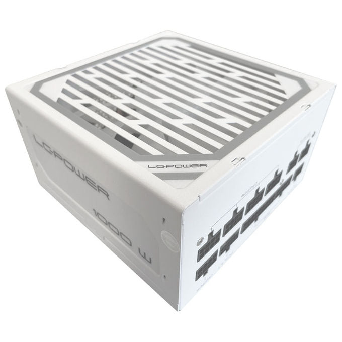 LC-Power LC1000MW V3.1 Alimentatore 1000W ATX 3.1 80+ Gold Completamente Modulare 12V-2x6 Bianco