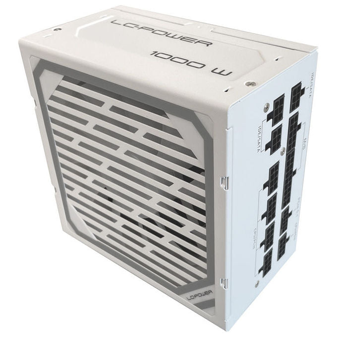 LC-Power LC1000MW V3.1 Alimentatore 1000W ATX 3.1 80+ Gold Completamente Modulare 12V-2x6 Bianco