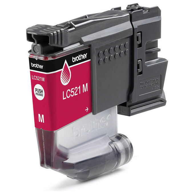 Brother Cartuccia Magenta Originale LC521M 500 Pagine