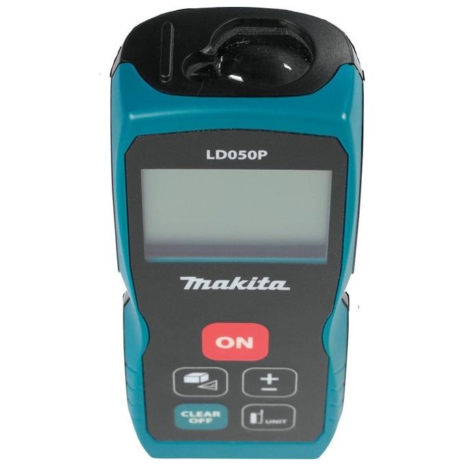 Makita LD050P Misuratore Laser 50 m Precisione ±2 mm IP54 Classe 2 Display 3 Righe Retroilluminato colore Nero