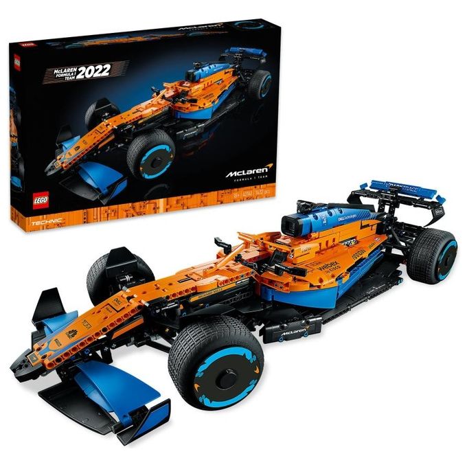 LEGO Technic 42141 Monoposto McLaren Formula 1 2022, Auto Replica F1, Set per Adulti Macchina da Corsa, Modellino Supercar