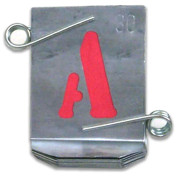 VBW 6567 Stampi Zinco Alfabeto 80mm