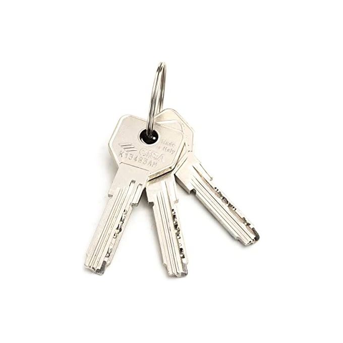 Cisa 0e300-20-0-12 Cilindro Nichelato 90mm 30x60mm