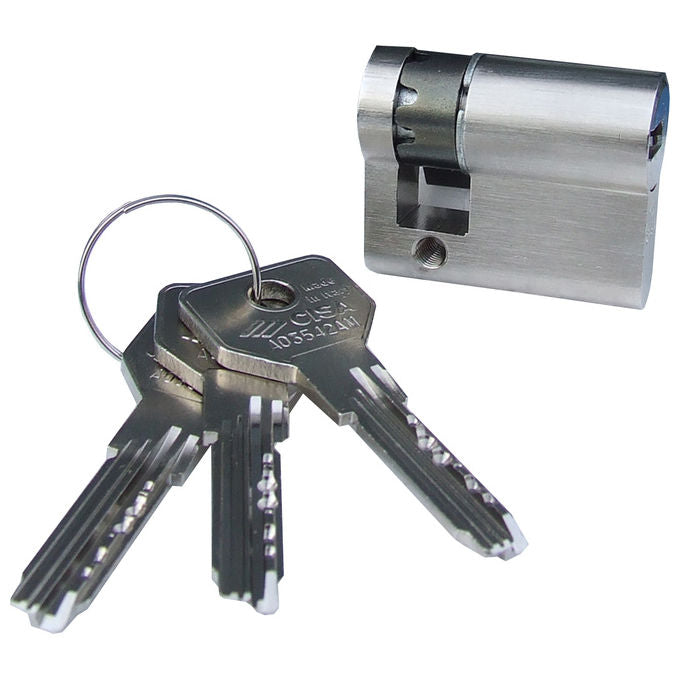 Cisa 0e304-06-0-12 Cilindro Nichelato 80mm 70x10