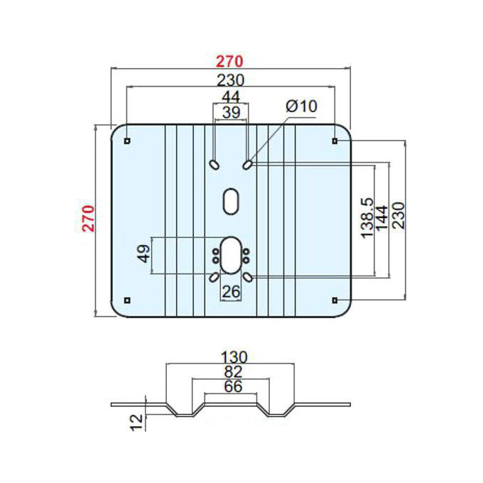 Disec A2479 Rinforzo Basculante Grecato Ps100 Neutro