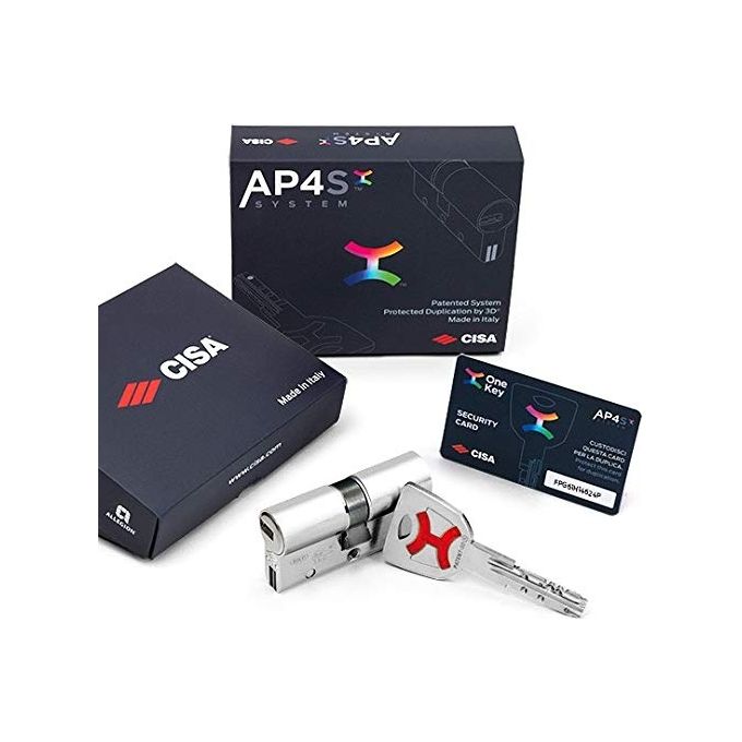 Cisa 0p3s1-18-0-12 Cilindro Ap4 80mm 40x40mm