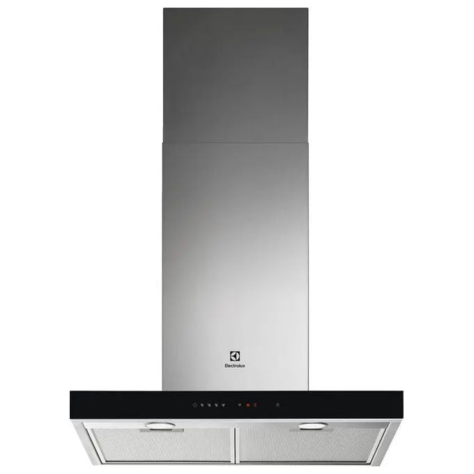 Electrolux LFT766X Cappa Aspirante a Parete Classe energetica A 720 m3-h 3 Velocita' + Intensiva Illuminazione LED Connessione Hob2Hood Touch Control 60 cm Acciaio Inox + Vetro