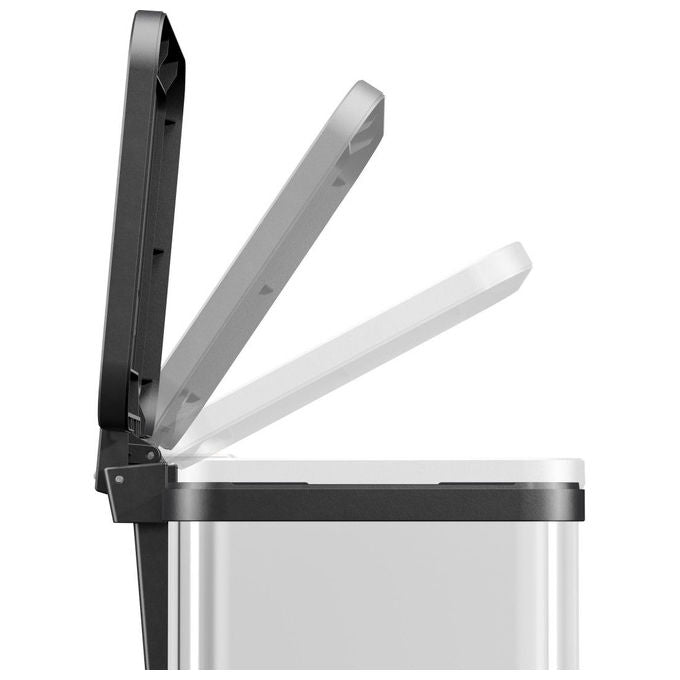 Hailo LH0622-200 Öko Duo Plus M Pedaalemmer 2x9 Ltr con Chiusura Silenziosa RVS colore RVS
