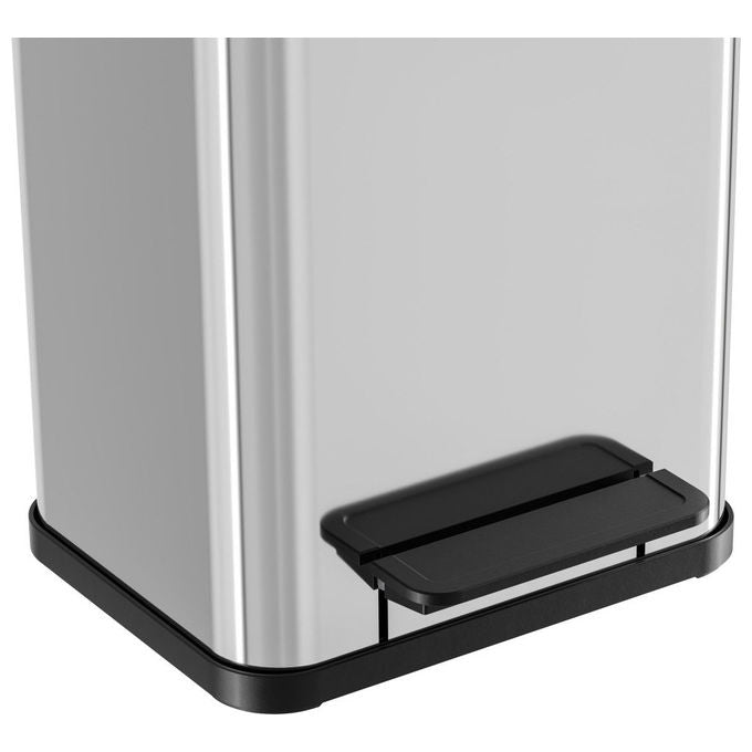 Hailo LH0622-200 Öko Duo Plus M Pedaalemmer 2x9 Ltr con Chiusura Silenziosa RVS colore RVS