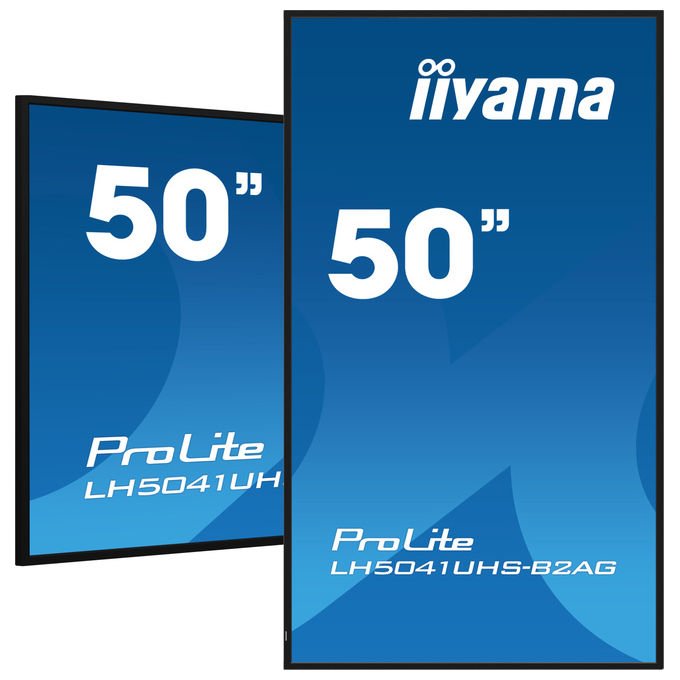 Iiyama LH5041UHS-B2AG Visualizzatore di Messaggi Pannello Piatto 4K Ultra HD 500 cd-m² colore Nero