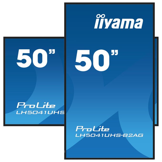 Iiyama LH5041UHS-B2AG Visualizzatore di Messaggi Pannello Piatto 4K Ultra HD 500 cd-m² colore Nero