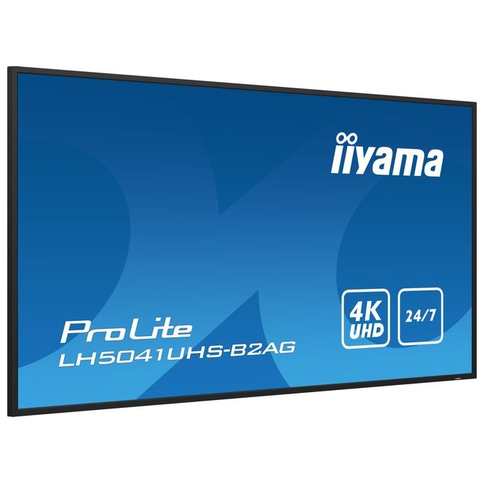 Iiyama LH5041UHS-B2AG Visualizzatore di Messaggi Pannello Piatto 4K Ultra HD 500 cd-m² colore Nero
